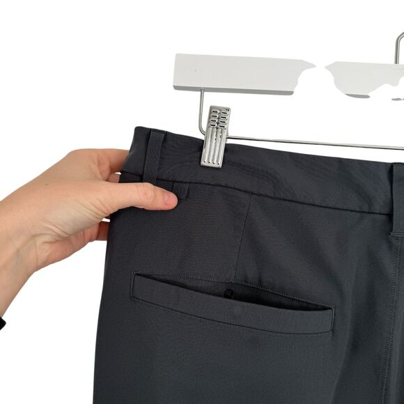 Lululemon Commission Pant Slim Grey Work Office Travel Hybrid 28" Mens 32 - Picture 4 of 6